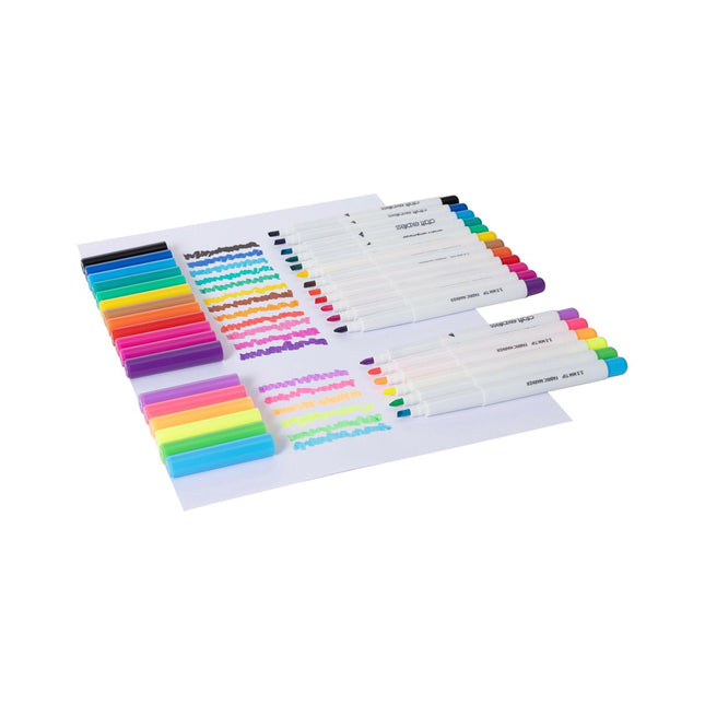 Craft Express 18-Pack Joy Sublimation Markers – Assorted Dual-Tip Colors
