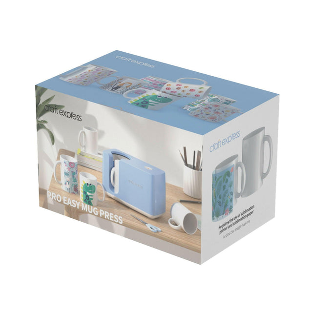 Craft Express Automatic Mug Press – Pacific Blue for 11oz & 15oz Mugs