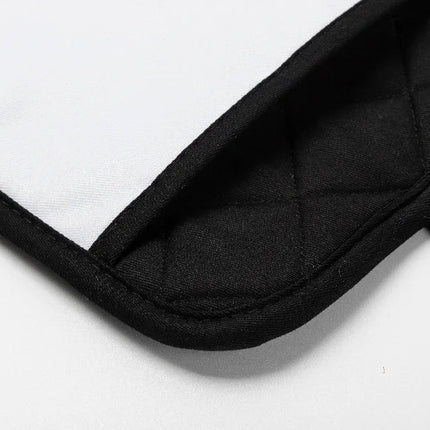 Craft Express 2 Pack Black Pot Holders with Pocket – Sublimation-Ready Kitchen Blanks