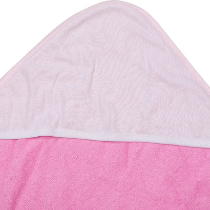 Craft Express 2 Pack Pink Sublimation Hooded Towels – Custom-Ready Baby Towels