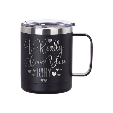 Craft Express 4 Pack 12oz Powder Coated Stainless Steel Mugs – Laser-Ready Blanks