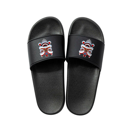 Craft Express Black DTF Sliders – Adult Size Customizable Slide Sandals