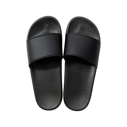 Craft Express Black DTF Sliders – Adult Size Customizable Slide Sandals