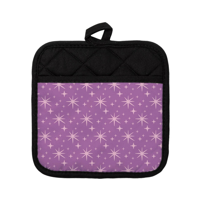 Craft Express 2 Pack Black Pot Holders with Pocket – Sublimation-Ready Kitchen Blanks