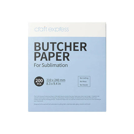 Craft Express Protective Butcher Paper – 200 Pack for Sublimation Heat Pressing