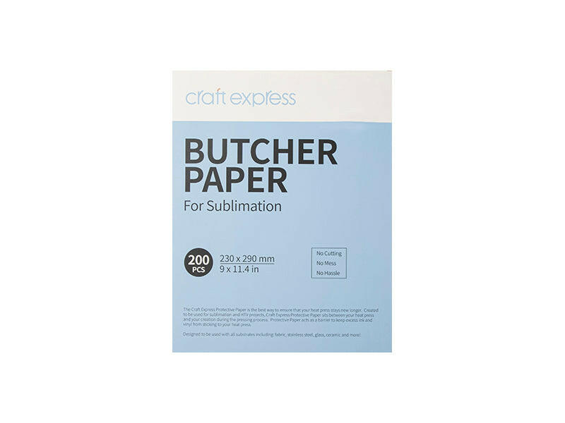 Craft Express Protective Butcher Paper – 200 Pack for Sublimation Heat Pressing
