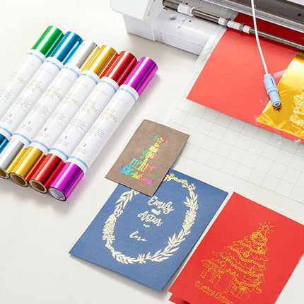 Craft Express 12" x 396" Hot Stamping Foil Roll – Metallic Finish