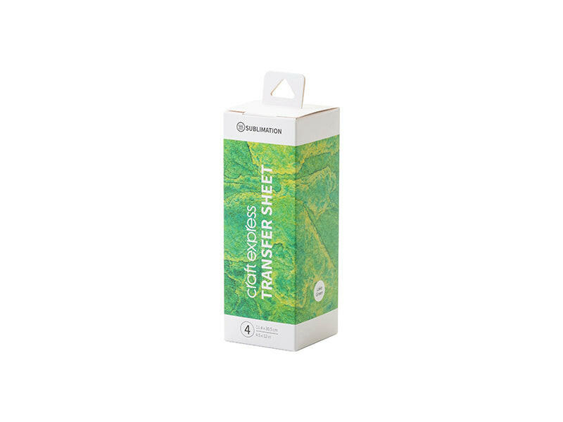Craft Express 4 Pack 4.5x12 Sublimation Transfer Sheets