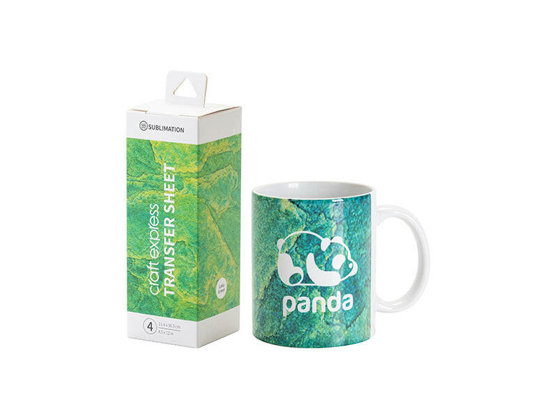 Craft Express 4 Pack 4.5x12 Sublimation Transfer Sheets