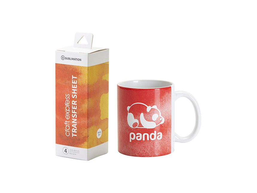 Craft Express 4 Pack 4.5x12 Sublimation Transfer Sheets