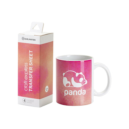 Craft Express 4 Pack 4.5x12 Sublimation Transfer Sheets