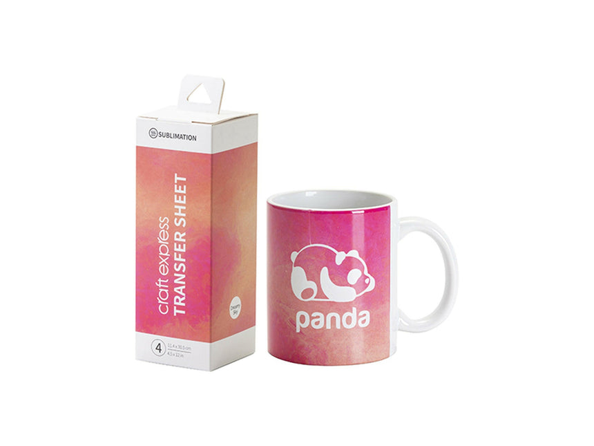 Craft Express 4 Pack 4.5x12 Sublimation Transfer Sheets