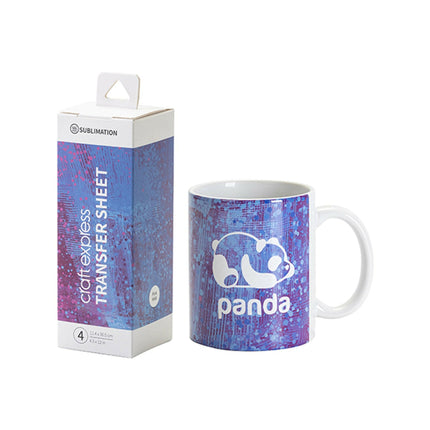 Craft Express 4 Pack 4.5x12 Sublimation Transfer Sheets