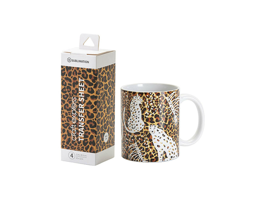 Craft Express 4 Pack 4.5x12 Sublimation Transfer Sheets