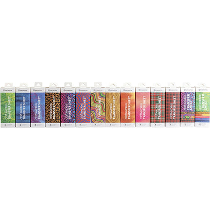 Craft Express 4 Pack 4.5x12 Sublimation Transfer Sheets