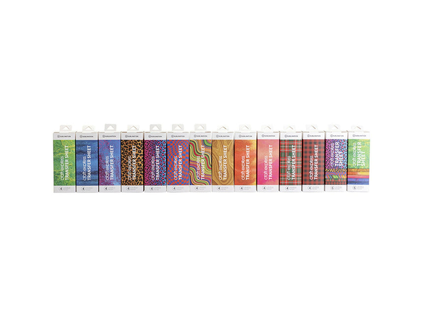 Craft Express 4 Pack 4.5x12 Sublimation Transfer Sheets