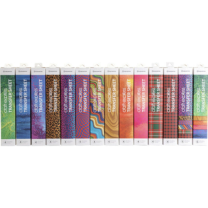 Craft Express 4 Pack 12x12 Pre-Printed Sublimation Sheets
