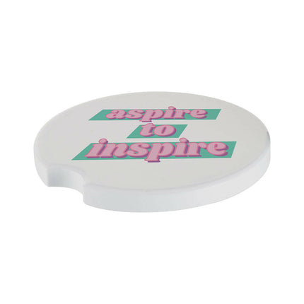 Craft Express 4 Pack Ceramic Sublimation Car Coasters – Sublimation-Ready Blanks