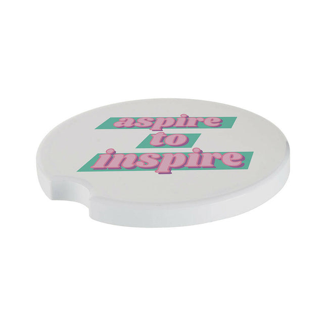 Craft Express 4 Pack Ceramic Sublimation Car Coasters – Sublimation-Ready Blanks