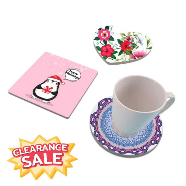 Sublimation Sandstone Coaster Blanks | Bar Coaster Blank by INNOSUB USA