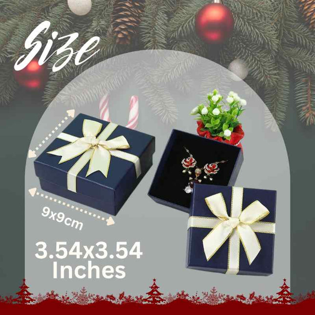 Colorful Gift Box-9x9cm - Red | White | Black | Orange | Green [K8]