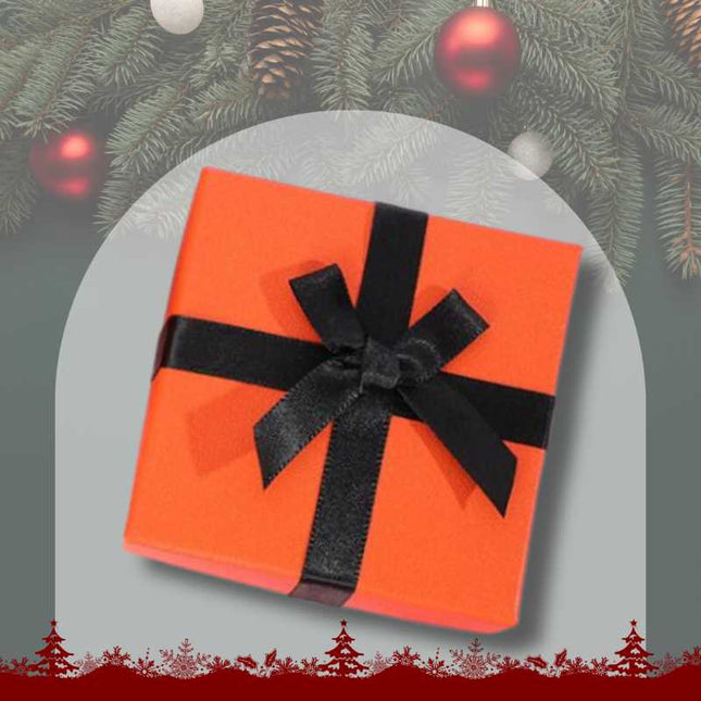 Colorful Gift Box-9x9cm - Red | White | Black | Orange | Green [K8]