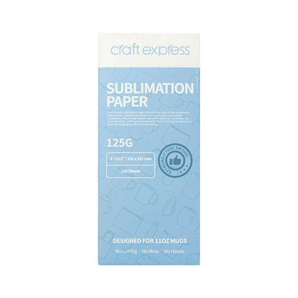 Craft Express 110 Pack Sublimation Transfer Paper