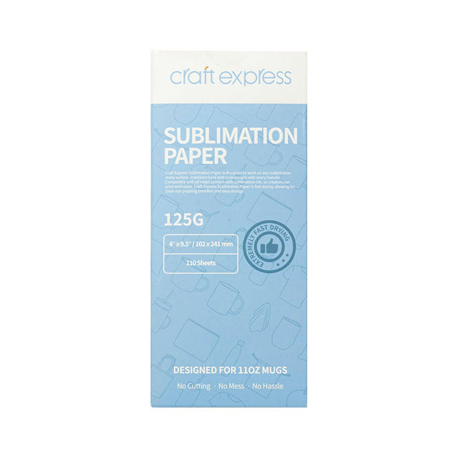 Craft Express 110 Pack Sublimation Transfer Paper