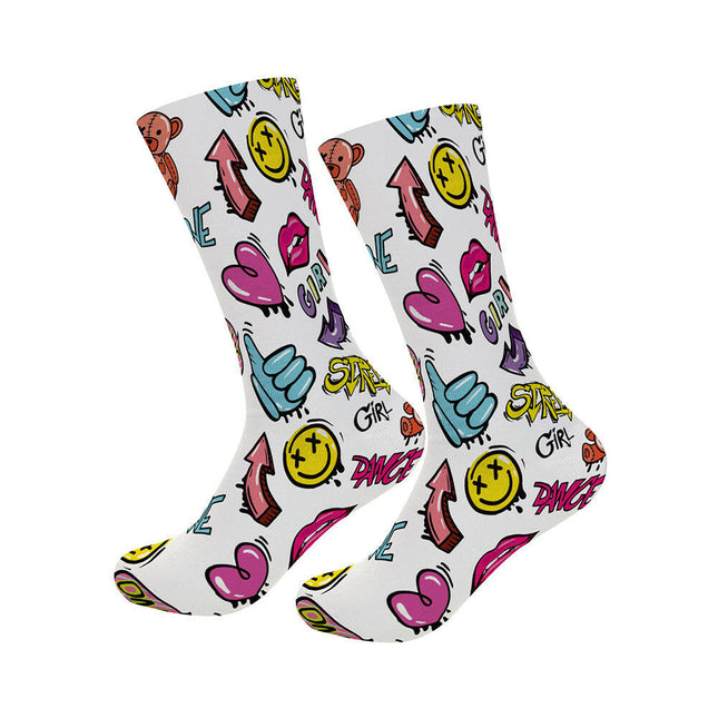 Craft Express 1 Pair 17" Sublimation Tube Socks – White Polyester