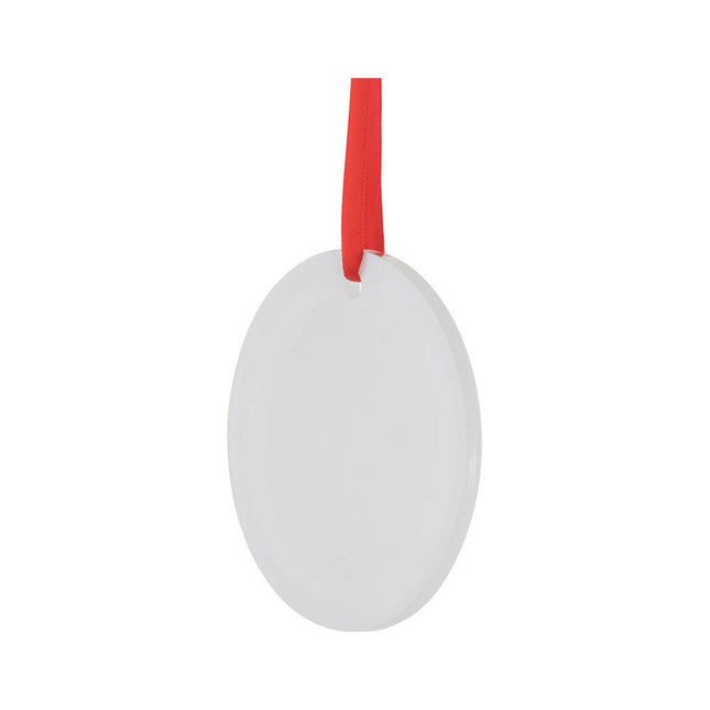 Craft Express 25 Pack 3 Inch Clear Acrylic Sublimation Ornaments – Double-Sided Blanks