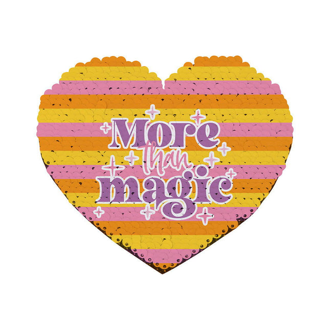 Craft Express 2 Pack Small Heart Sequin Sublimation Patches