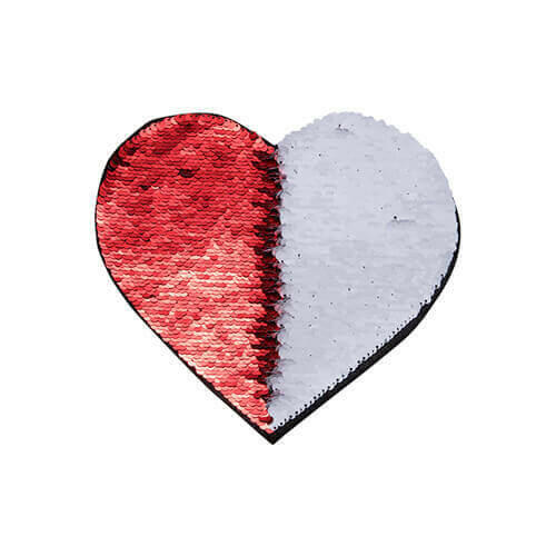 Craft Express 2 Pack Small Heart Sequin Sublimation Patches