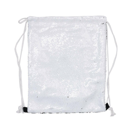 Craft Express 2 Pack Sublimation Sequin Drawstring Backpacks
