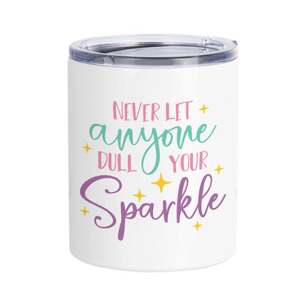 Craft Express 4 Pack 10oz Stainless Steel Sublimation Lowballs with Lids