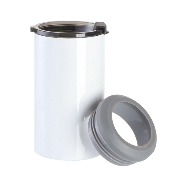 Craft Express 4 Pack 12oz 4-in-1 Stainless Steel Sublimation Can Coolers