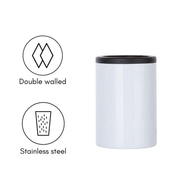 Craft Express 4 Pack 12oz 4-in-1 Stainless Steel Sublimation Can Coolers