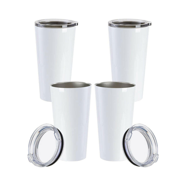 Craft Express 4 Pack 16oz Latte Sublimation Tumblers
