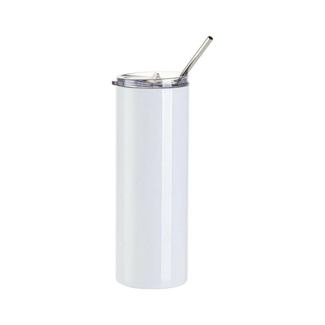 Craft Express 4 Pack 20oz Stainless Steel Skinny Sublimation Tumblers