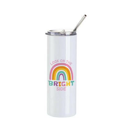 Craft Express 4 Pack 20oz Stainless Steel Skinny Sublimation Tumblers