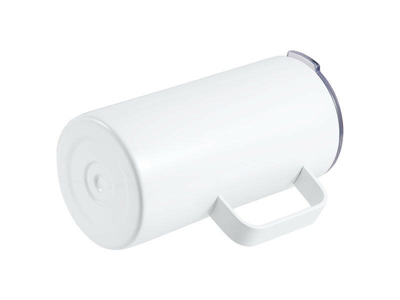 Craft Express 4 Pack 20oz Stainless Steel Sublimation Handled Mugs with Slide Lids