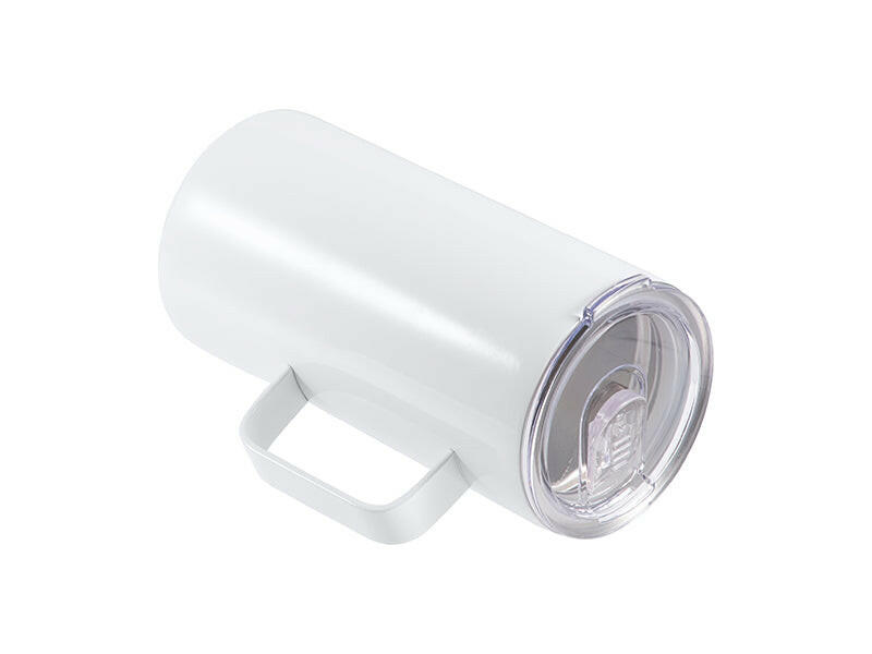 Craft Express 4 Pack 20oz Stainless Steel Sublimation Handled Mugs with Slide Lids