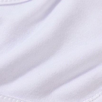 Craft Express 4-Pack Sublimation White Baby Bibs – Soft Blanks for Custom Gifts