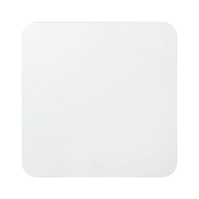 Craft Express 4-Pack White Square Coasters – Sublimation Hardboard Blanks