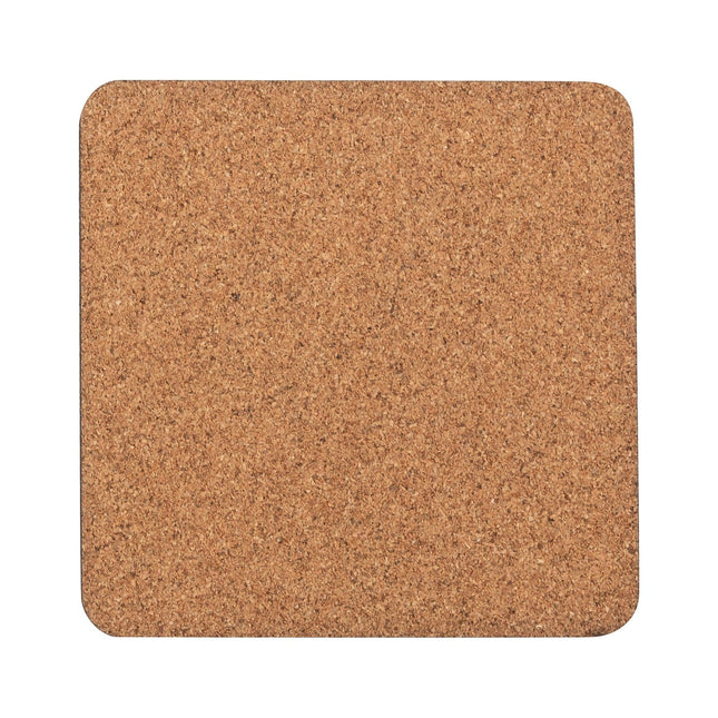 Craft Express 4-Pack White Square Coasters – Sublimation Hardboard Blanks
