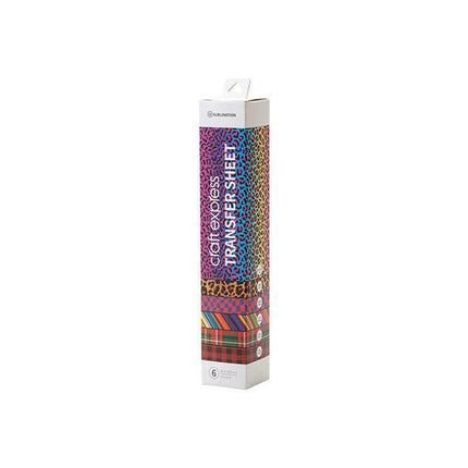 Craft Express 6 Pack 12x12 Assorted Sublimation Transfer Sheets II