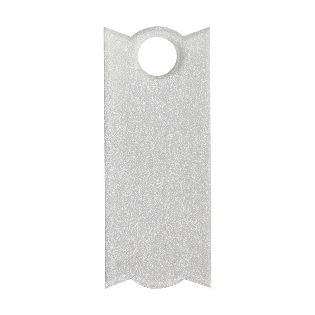 Craft Express 6 Pack Acrylic Glitter Name Tags for 40oz Tumblers