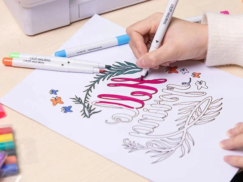 Craft Express 6 Pack Assorted Joy Sublimation Markers