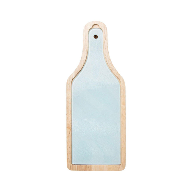 Craft Express 6 Piece Sublimation Glass Wine and Cheese Board Set