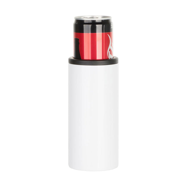 Craft Express 4-Pack White 12oz Skinny Can Cooler for Sublimation