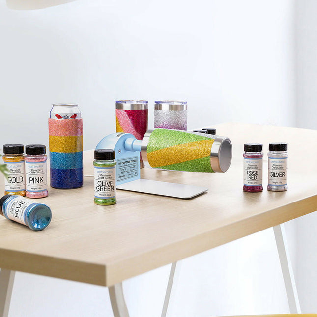 Craft Express DIY Craft Cup Turner – Tumbler Spinner for Glitter & Resin